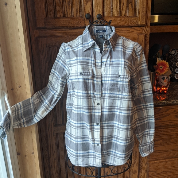 Chaps Tops - Chaps flannel shirt, size L